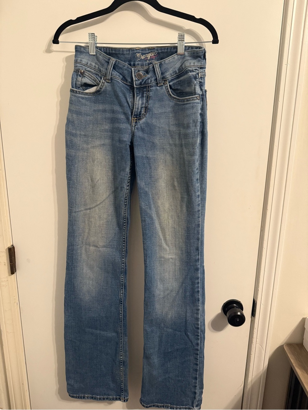 Wrangler Light Blue Women's Straight-Leg Jeans